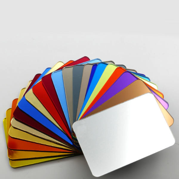 Gold Plexiglass Mirror Cast Acrylic Plastic Sheet Crafts 6mm Thick