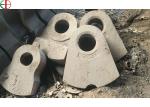 Custom High Mn Steel Wear Hammer , High Chromium Alloy Cast Steel Hammer EB19047
