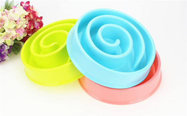 Chock Preventing Pet Feeder Bowl Puppy 190g Dog Feeding Bowl