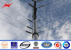 Quality 10m Commercial Light Steel Utility Pole FPR Power Transmission Line wholesale
