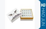 High End Handmade Cosmetic Paper Boxes For Bottles With White EVA Form
