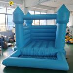 High Quality Blue Wedding Bouncer House With Ball Pit For Sale