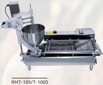 Mini Donut Maker Automatic Doughnut Machine 3 Nozzles Set Tainless Steel