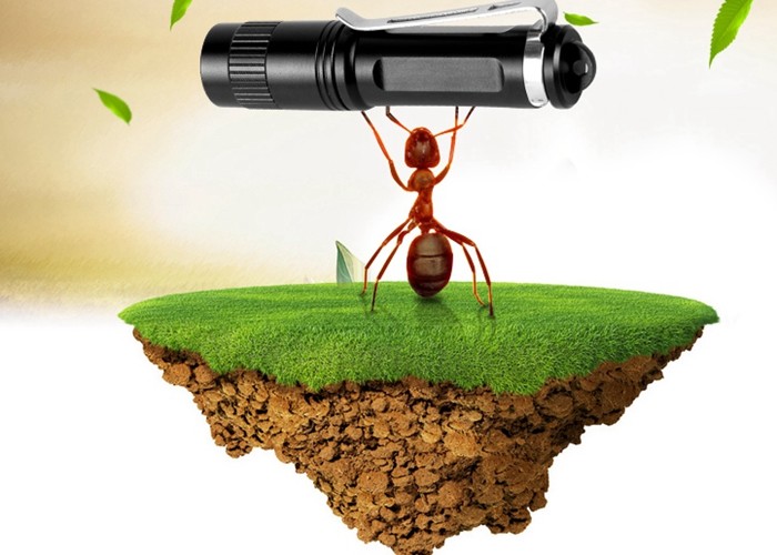 Mini Waterproof Outdoor Camping Torch Light Lamp T6061 Aluminum Alloy Material
