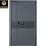Corrosion Resistance Durable Aluminum Impact Front Doors Modern Aluminium Front