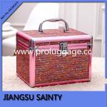 SACMC073 Shine lines pattern hardside beauty case