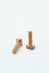 Square Head T Shaped Screw M8x30mm Steel C1022 Material 17.59g Weight