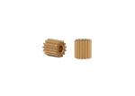 13T Brass Nylon Straight Spur Gear PPAP 0.25-0.5M For Printer