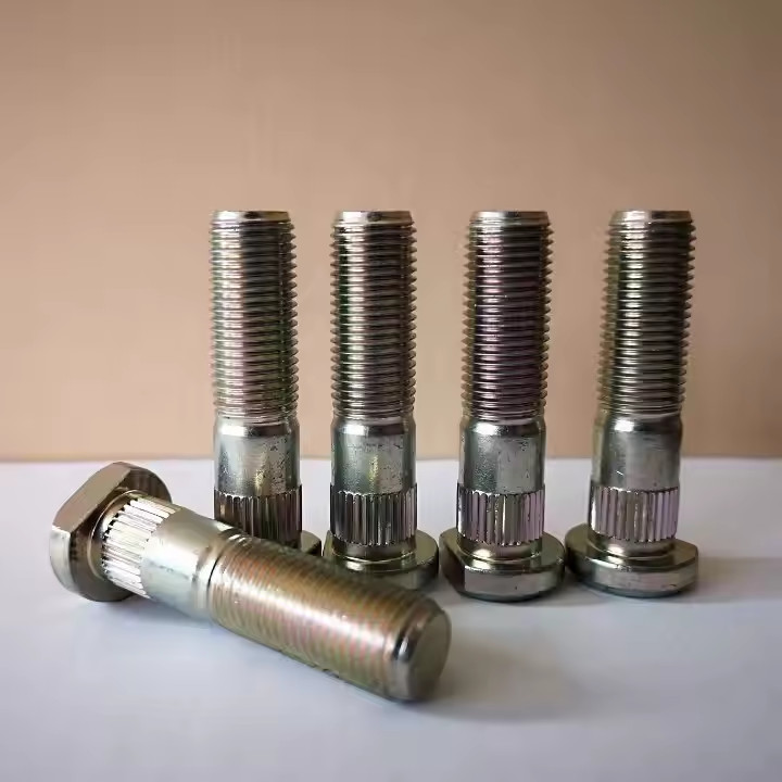 Heavy Duty Wheel Stud Bolt For Various Cars OEM 16.02mm Knurl 50mm Length