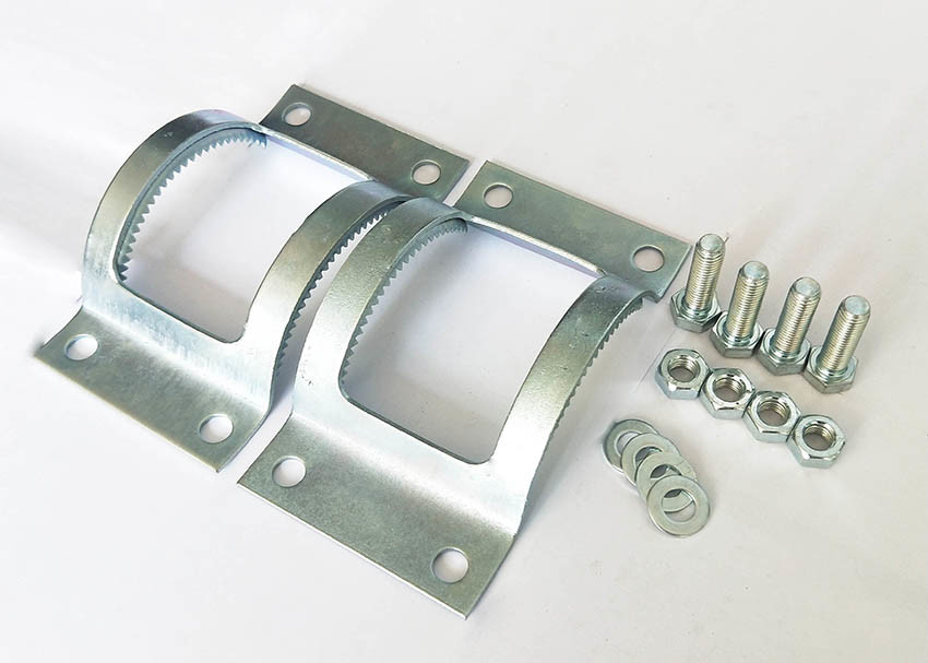 EN877 Standard Industrial Clamps Cast Iron Pipe Combi Grip Collar , Pipe Connector