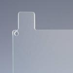 Frameless Tempered Glass Black Profile Walk in Shower Screen Shower Door for