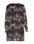 Round Neck Long Sleeve Custom Womens Dresses For Winter With Nice Print