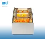 CCC Restaurant Curved Glass Bakery Display Case Refrigerated AC220V 60HZ