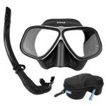 Universal Surfing Spearfishing Snorkel Mask Set With Breathing Tube