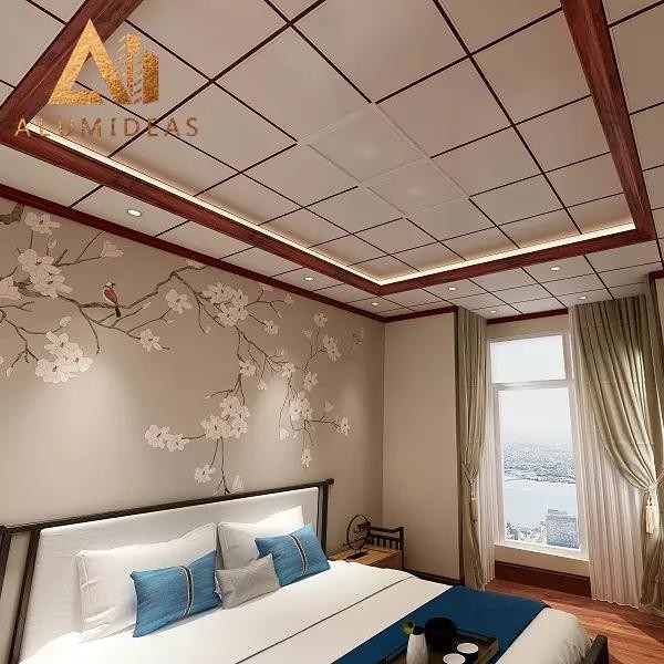 Aluminum Decoration Metal Suspended Ceiling Tiles