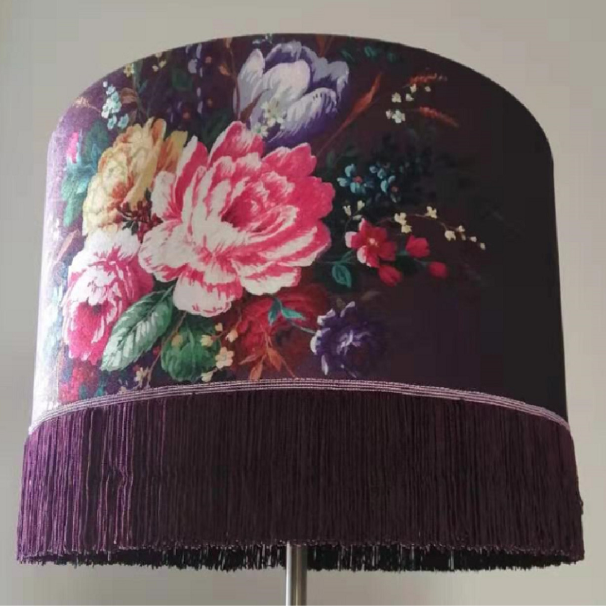 3 Tier Vintage Tassel Fringe Lampshade E27 Antique Fringe Lamp