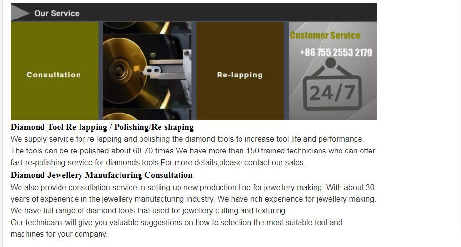 PCD Milling Tools For Rings Bangles