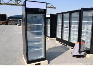 Quality R290 Commercial Upright Display Freezer Auto Defrost For Frozen Food wholesale