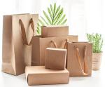 DIY Printing Small Drawer Brown Kraft Paper Gift Bags With Cover