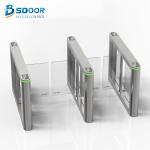 Optical Passage Width 500mm Glass Swing Gate Supermarket Entrance