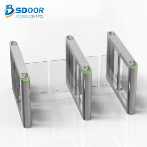 Quality Optical Passage Width 500mm Glass Swing Gate Supermarket Entrance wholesale