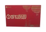 Cardboard Lift Off Lid Box Red Gold / Silver Hot Stamping Surface