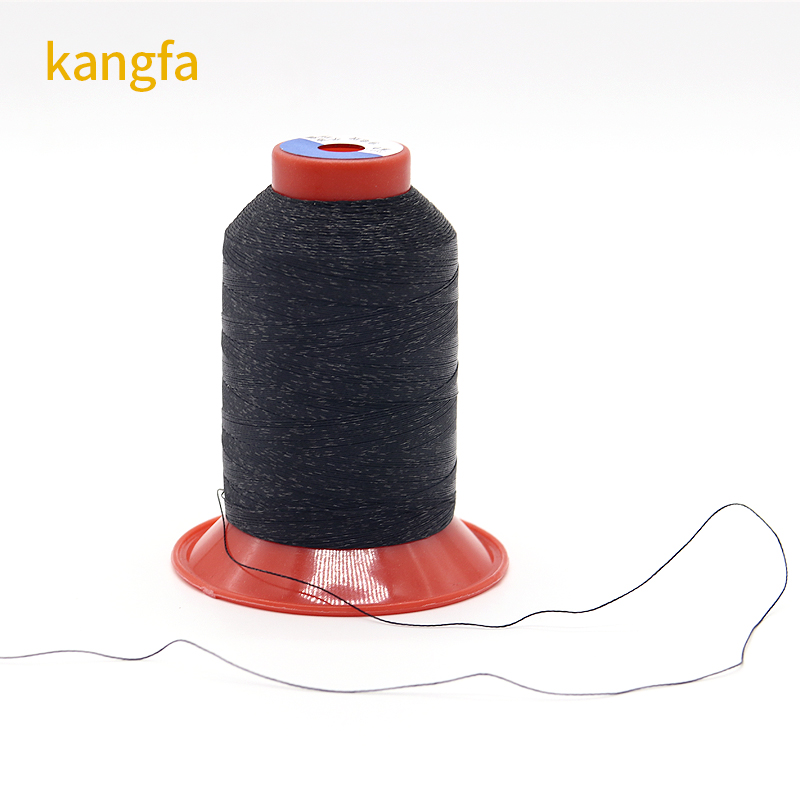 Kangfa 150D/3 Antistatic Silver Conductive Thread for Sewing Shoes and 100% Polyester