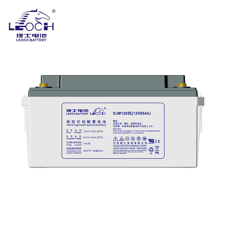 12V65Ah Leoch Battery DJM1265S for Solar Energy Storage Power System and UPS Power