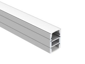Quality Anodized IP20 Suspended Lighting LED Profile 100lm/w 17*24mm wholesale
