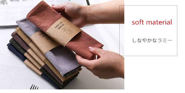 Breathable Skin friendly Linen Napkin Pad Lady Anion Sanitary Napkin Pads