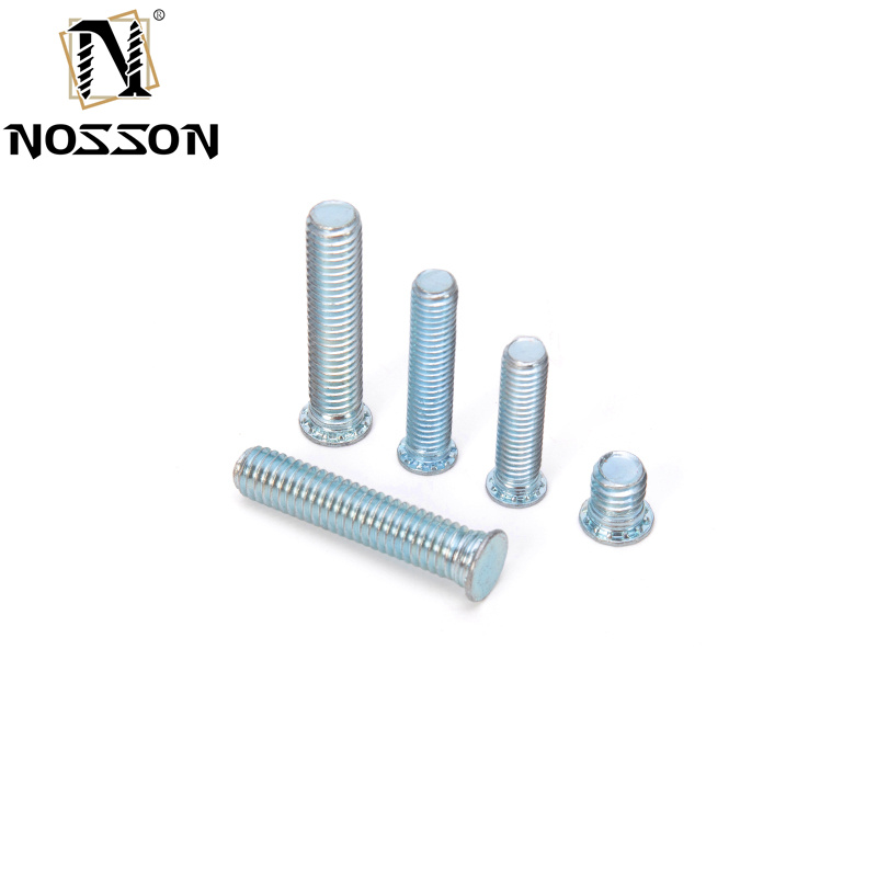 High Polishing Silver Stainless Steel SS304 Forged Blind Hole Weld Bolt for Industrial Applications in DIN Standard
