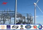 33kv Transmission Line Galvanized Steel Steel Utility Pole Electric Telescoping