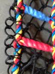 5mm Tight Braided PE Netting Monofilament Single Knot