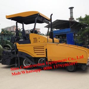 Quality Wheel Type 12.6t 4.5m Asphalt Concrete Road Paver Machine wholesale