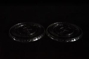 Quality Flat 185mm Clear CPLA Lids Disposable Parties Bioplastic wholesale