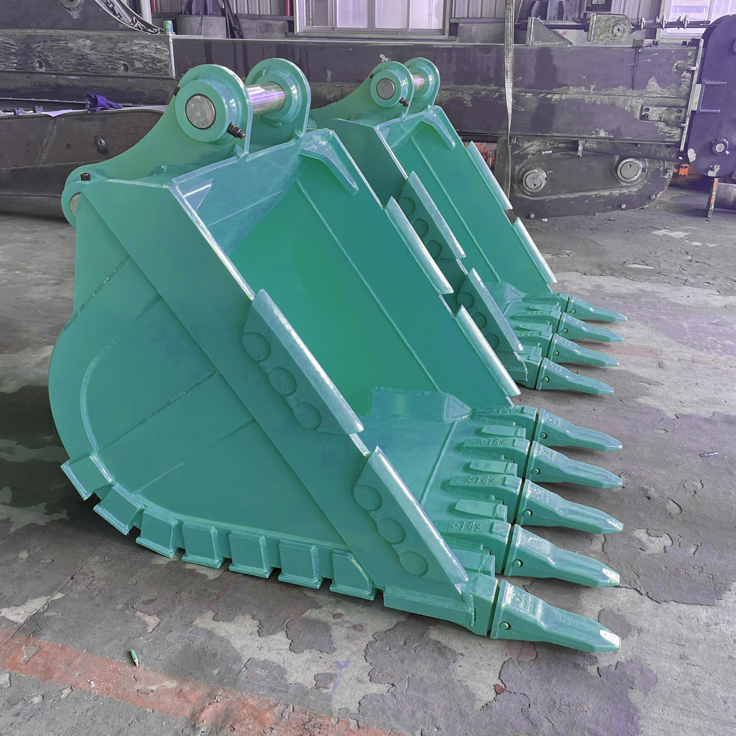 Hydraulic Clamshell Bucket For Doosan 305 Excavator Q355B+NM400 Welding