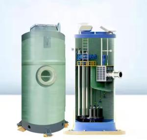 Quality FRP Integrated Prefabricated Lift Station Rainwater Collection FRP Buried Sewage Pumping Station wholesale