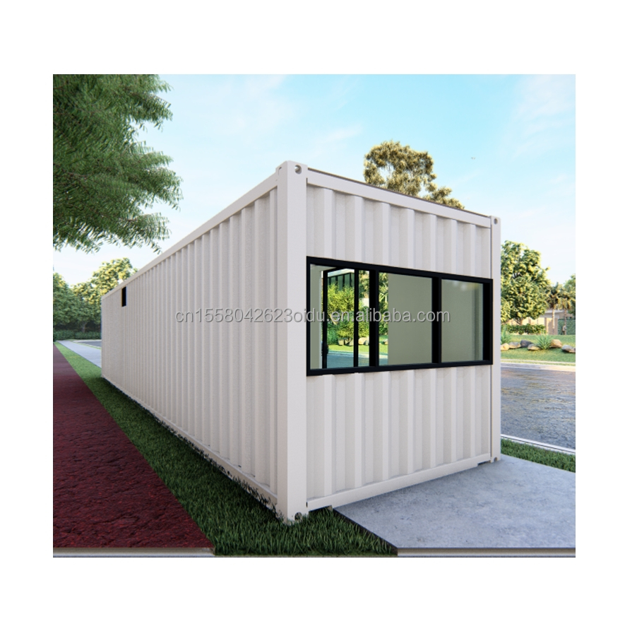 Modern Design Style 40ft Two Bedroom Foldable Container Customized Color and Glass Door for Outdoor Living