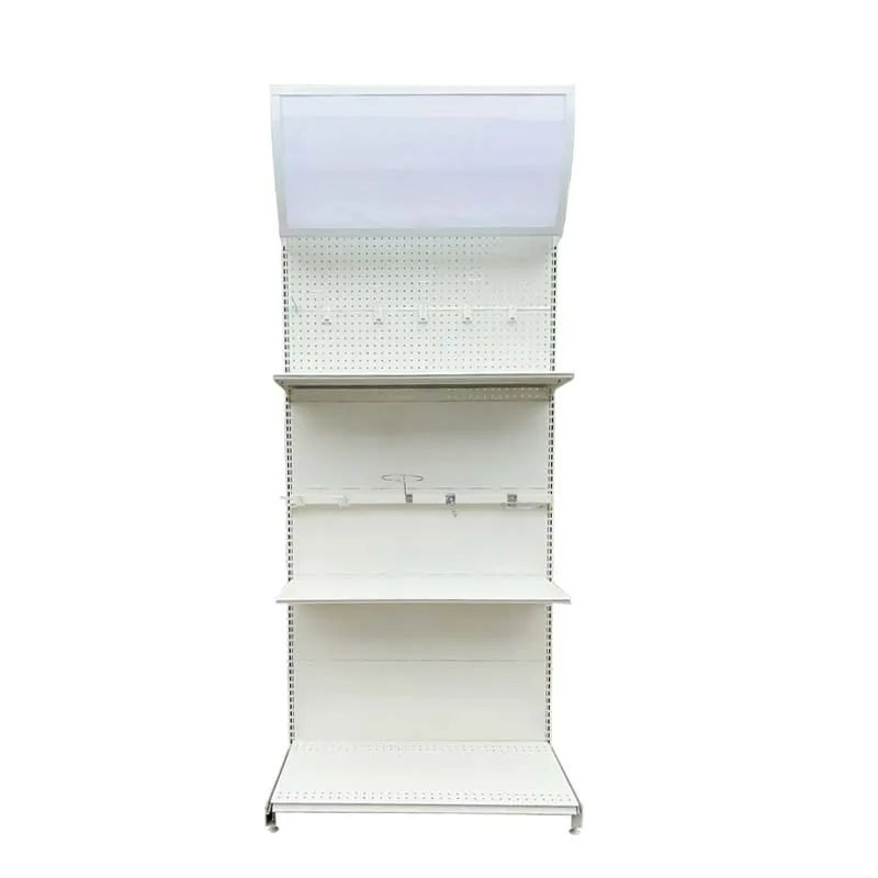 Factory custom color size shop shelving display rack