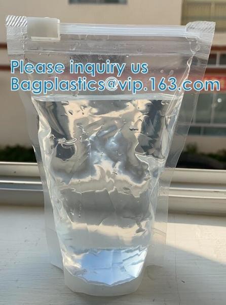 Milk Pouch Bags, Waterproof, Smell Proof, Airproof, Slider Zipper Grip Stand Up