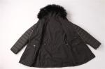 Ladies Revrsible Longline Coats Multicolor Keep Warm Casual And Fashion Black
