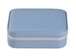 Faux Leather Travel Small Jewelry Gift Box Customized For Rings Earrings