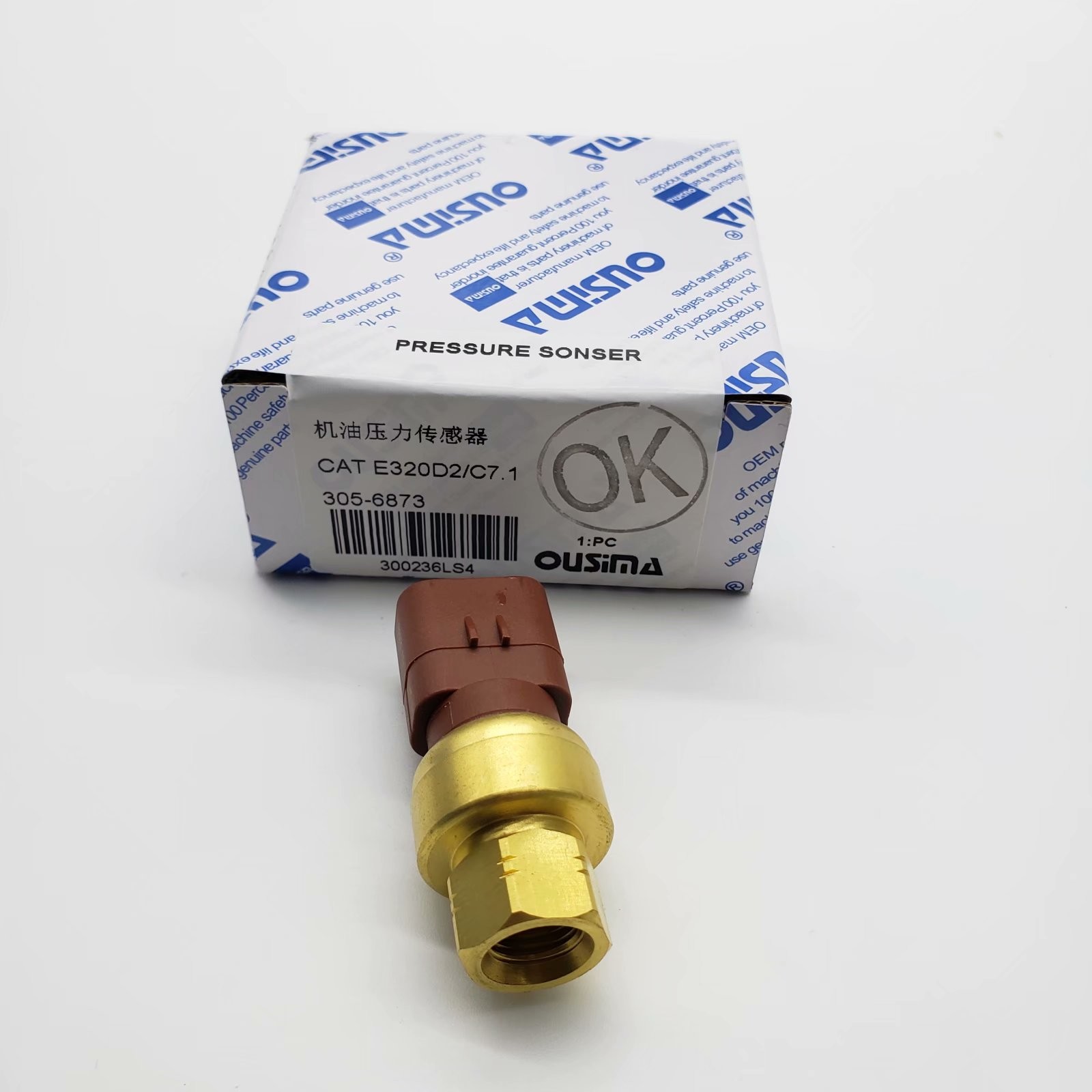 OUSIMA Air Pressure Sensor 305-6873 Engine High Pressure Sensor For E320D C701