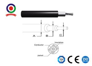 Quality 6mm2 1000V AC TUV 2pfg1169 Certificated Double Insulated PV DC Solar Cable XLPE wholesale
