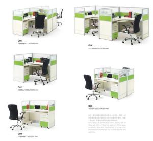 Quality modern 2 seater office panel partition furniture wholesale