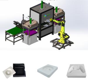 Quality Industrial Sugarcane Pulp Making Machine Pulp Tray Forming Machine wholesale
