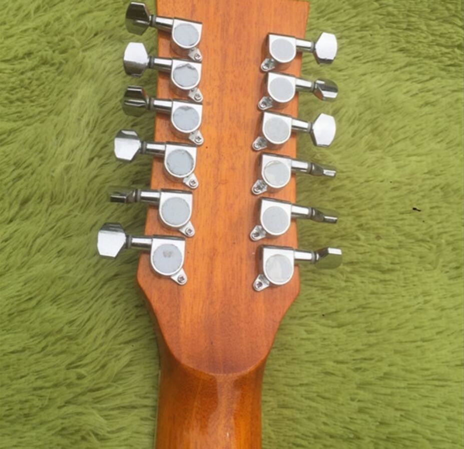 2018 New 12 strings Chibson Dovo acoustic guitar 12 string GB dove electric acoustic guitar Orange Dovo 12 strings