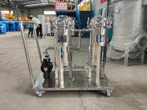 Quality Stainless Steel Industrial Movable Filter Housing Food Grade Single Bag Filter wholesale