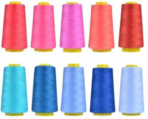 Quality 5000M 40S/2 Hilo De Coser 100% Polyester Sewing Thread Supplier 12 Years Experience wholesale