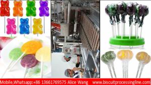 Quality Professional Hard Candy Lollipop Production Line 150kg / 300kg Per Hour Automatic 15 - 50kw wholesale